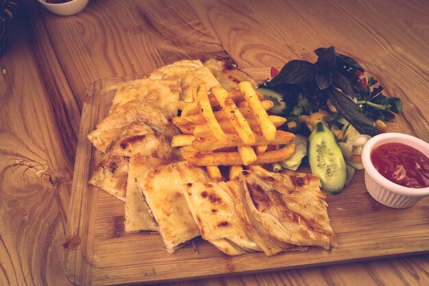 Turkish snack and Breakfast meal.