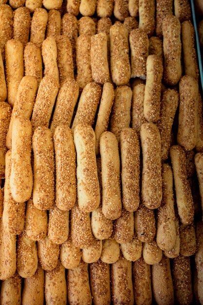 Turkish style freshly made cookies as snack