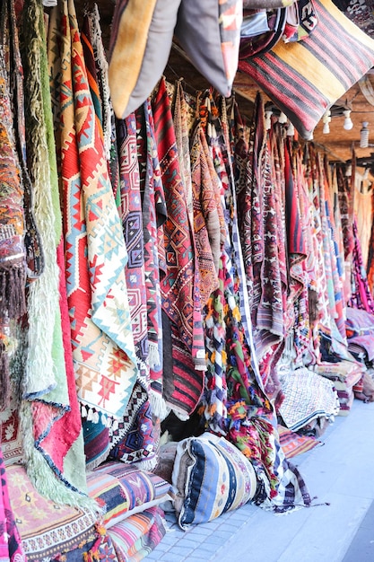 Turkish Traditional Carpets in Goreme Nevsehir Turkey