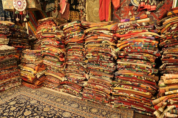 Turkish Traditional Carpets in Goreme Nevsehir Turkey