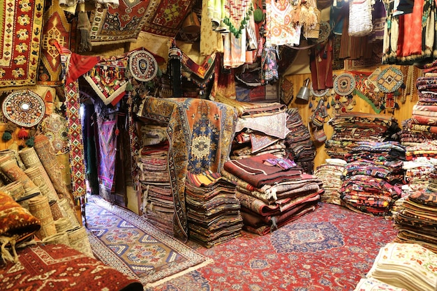 Turkish Traditional Carpets in Goreme Nevsehir Turkey