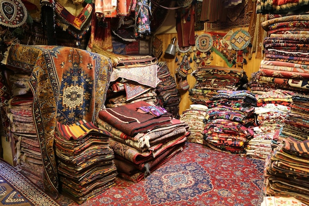 Turkish Traditional Carpets in Goreme Nevsehir Turkey