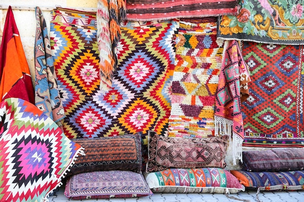 Goreme Nevsehir 터키의 터키 전통 카펫