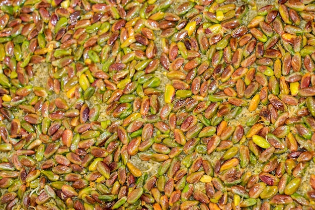 Turkish traditional desert sweets at the Market