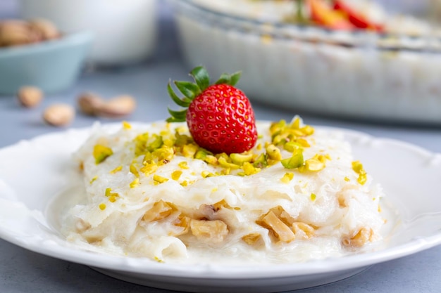 Turkish Traditional Ramadan Dessert Gullac