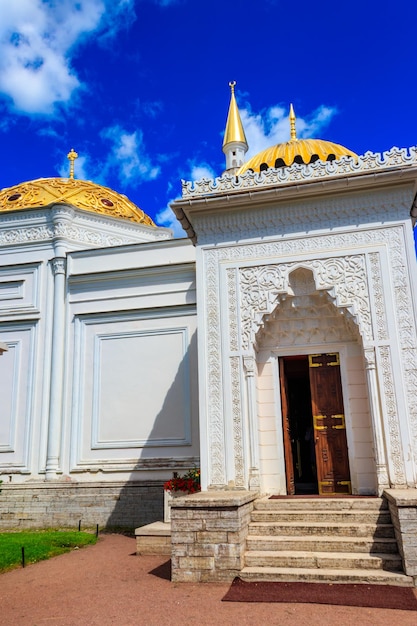 Turks badpaviljoen in het Catherine Park in Tsarskoye Selo Pushkin, Rusland