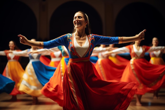 Turks dansfestival voor de Dag van de Republiek