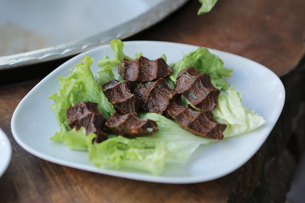 Turks eten cigkofte steak a la turca of chee kofta