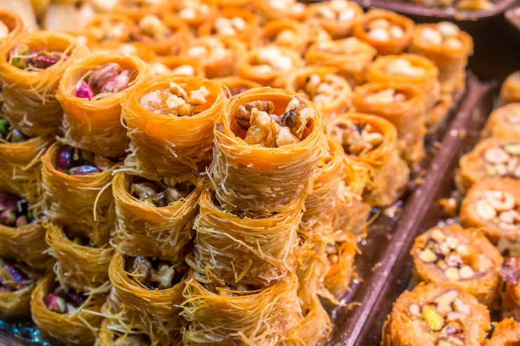 Foto turkse baklava