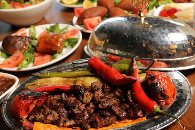 Turkse en Arabische traditionele Ramadan Kebab