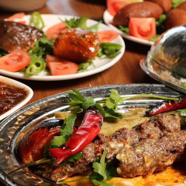 Turkse en Arabische traditionele Ramadan Kebab