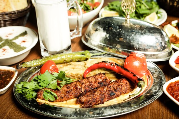 Turkse en Arabische traditionele Ramadan Kebab