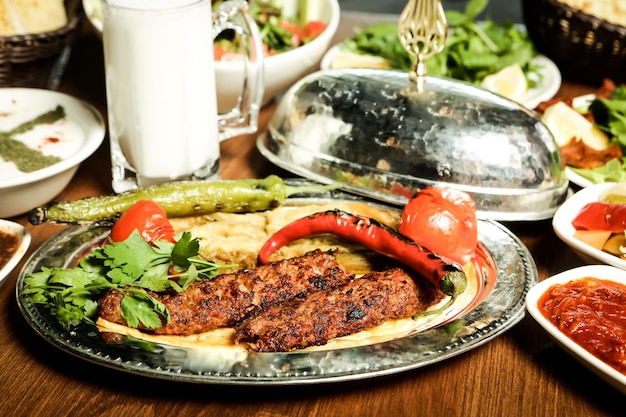 Turkse en Arabische traditionele Ramadan Kebab