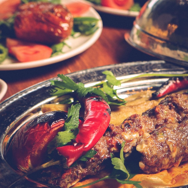 Turkse en Arabische traditionele Ramadan Kebab