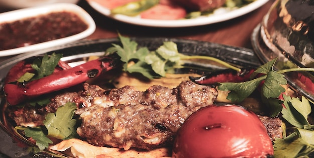 Turkse en Arabische traditionele Ramadan Kebab