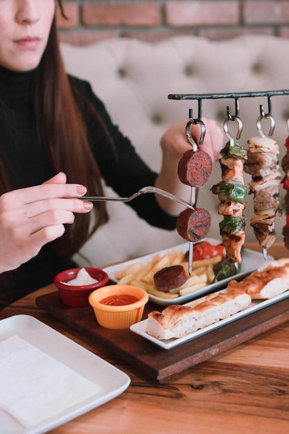 Turkse en Arabische traditionele Ramadan Kebab