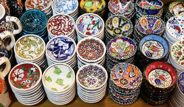 Turkse keramiek in Grand Bazaar