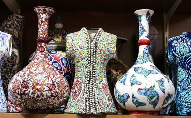 Turkse keramiek in Grand Bazaar