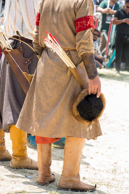 Turkse ruiter etnische kleding voorbeelden