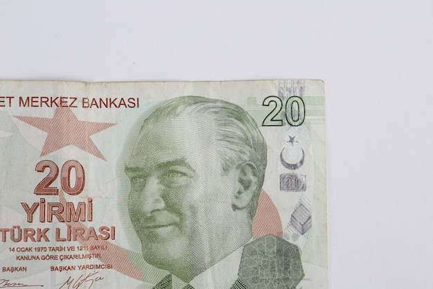 Turkse valuta Turkse lira bankbiljetten