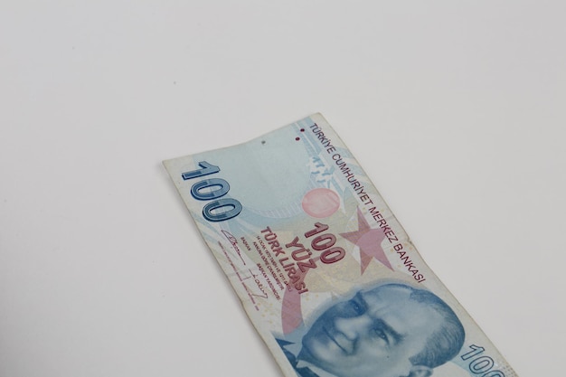 Turkse valuta Turkse lira bankbiljetten