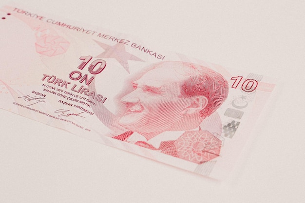 Turkse valuta Turkse lira bankbiljetten