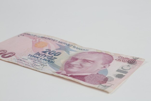 Turkse valuta Turkse lira bankbiljetten