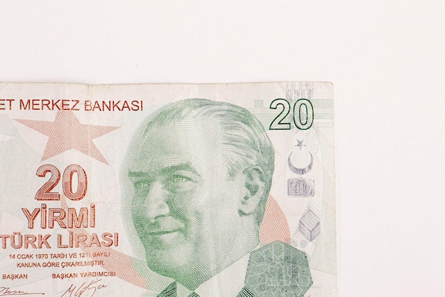 Turkse valuta Turkse lira bankbiljetten