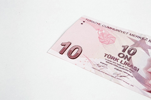 Turkse valuta Turkse lira bankbiljetten