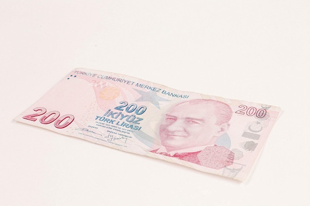 Turkse valuta Turkse lira bankbiljetten