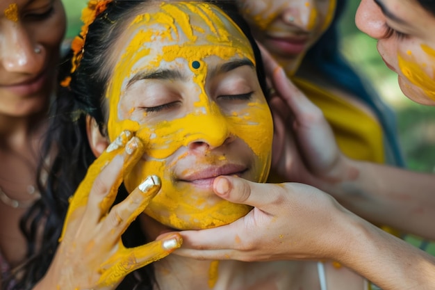 Turmeric bonding ritual