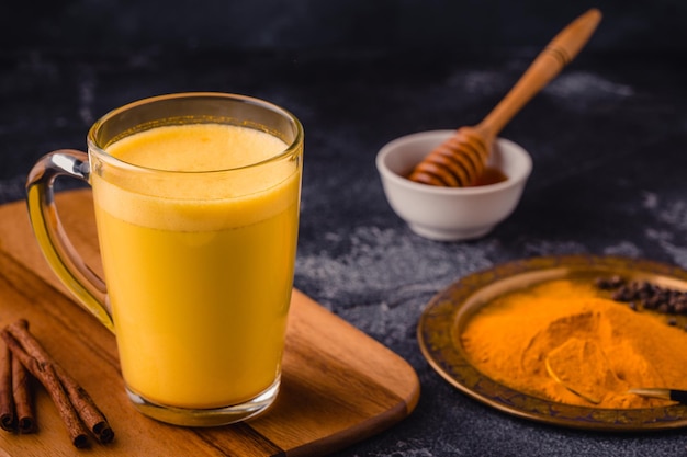 Turmeric Latte Golden Milk Healthy Drink