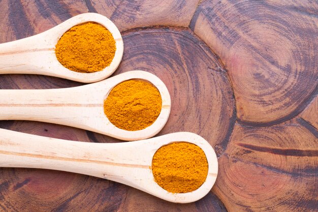 Turmeric powder and roots