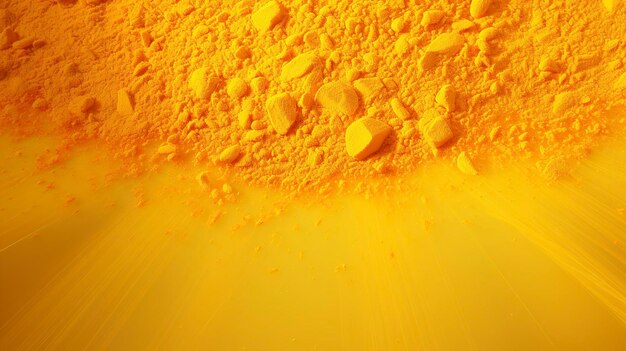 Turmeric Yellow Sunburst Background