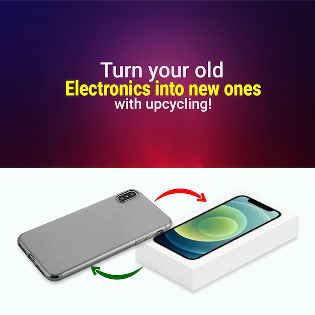 Photo turn your old electronics into new ones with upcycling