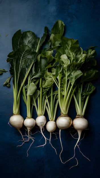 写真 turnips vegetables arranged on the kitchen flat lay for foodgraphy vertical mobile wallpaper
