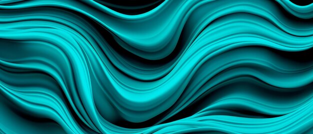 Photo turquoise abstract fluid art