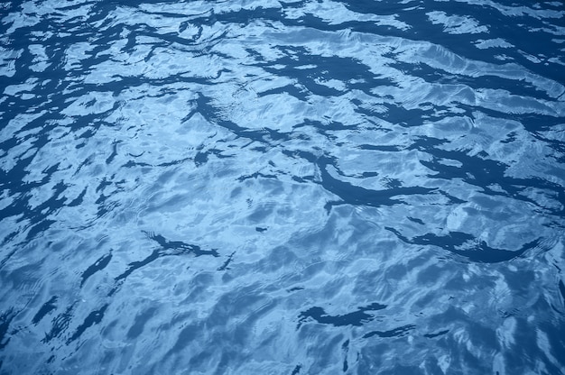 Sfondo blu turchese dell'acqua dell'oceano