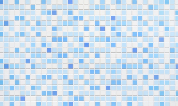 Photo turquoise blue mosaic tiles texture or background bathroom wall swimming pool