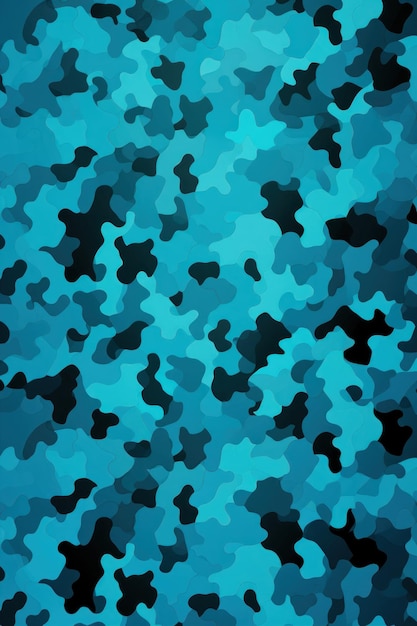 Turquoise camouflage pattern design poster background ar 23 v 52 Job ID ffd668a69c9745ae87ca258e29d0de23