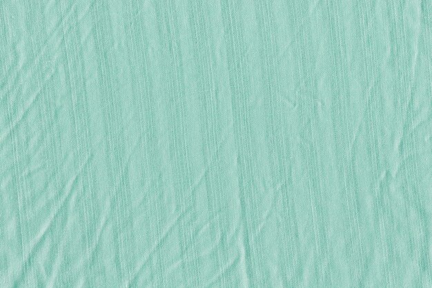 Photo turquoise color cotton fabric background