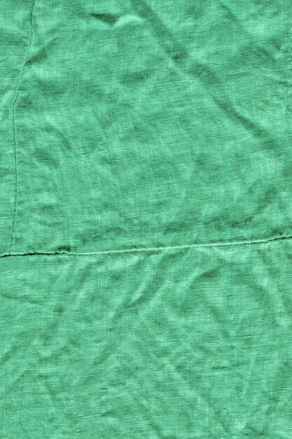 Turquoise color cotton fabric background