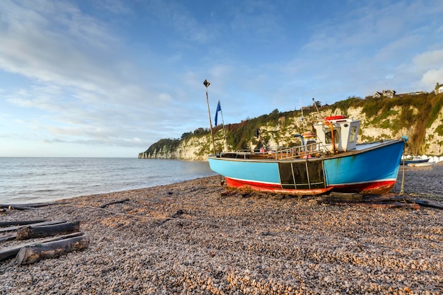 Turquoise Fishing Boat