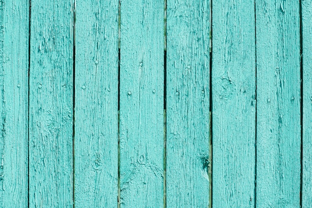 Turquoise houten plank achtergrond met kopie ruimte