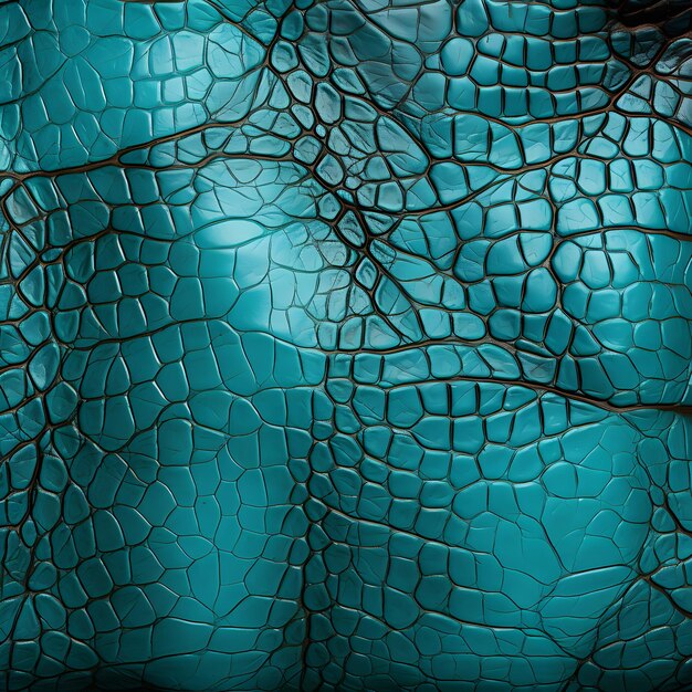Turquoise leather texture background