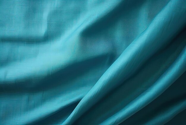 a turquoise linen background