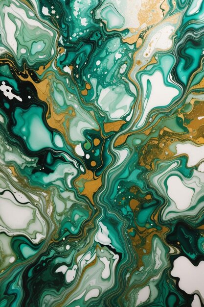 Turquoise marble pattern