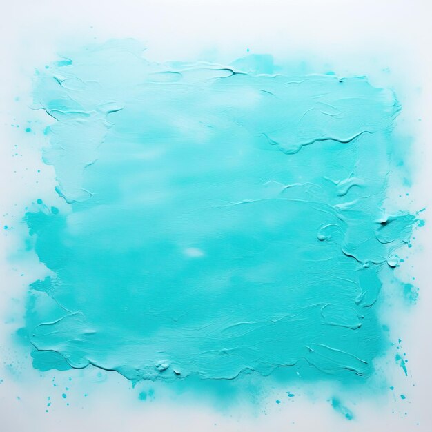 Foto turquoise pastel splash verf op witte achtergrond groen blauw spray druppel eenvoudig voor achtergrond