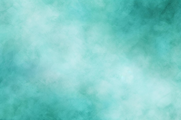 Turquoise pastel watercolor abstract background with texture Generative AI