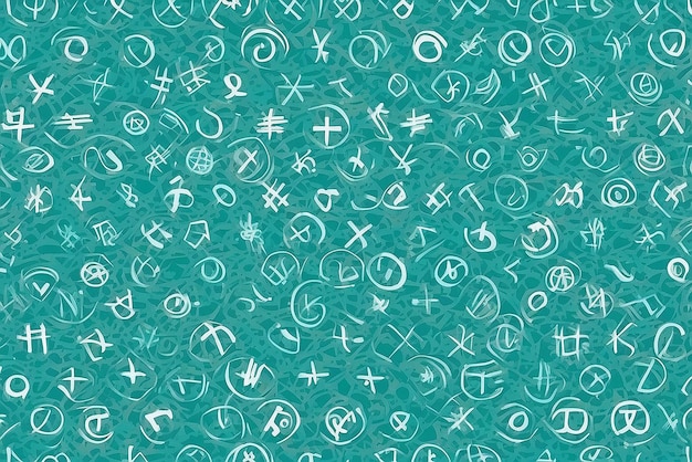Turquoise plus symbols pattern stock illustration